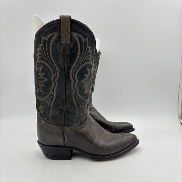 Vintage Tony Lama 6701 Black Label Boots Mens 8.5 EE Western Workwear main image 16